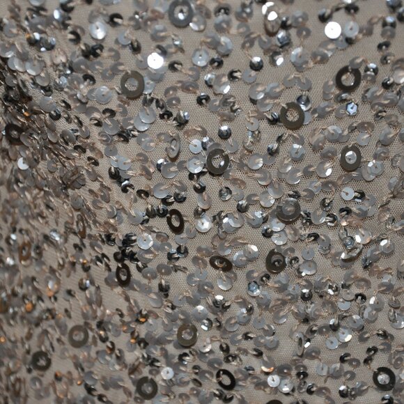 Sequined Gown Off the Shoulder - Picture 6 of 7